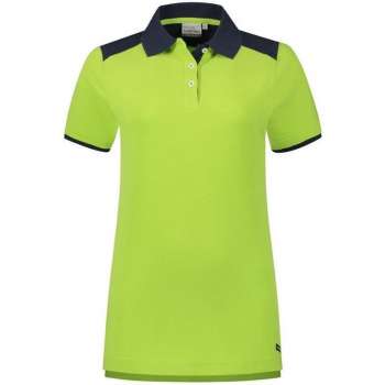 Santino Tivoli 2color Dames Polo-shirt (210g/m2) - Limegroen | Marine - L