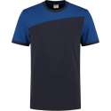 Tricorp T-shirt Bicolor Naden 102006 Navy / Koningsblauw - Maat S