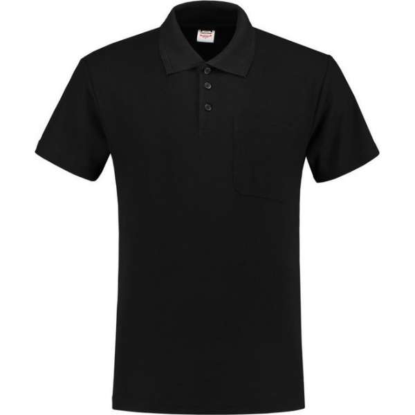 Tricorp Poloshirt borstzak - Casual - 201011 - Zwart - maat XS Tricorp Poloshirt borstzak - Casual - 201011 - Zwart - maat XS