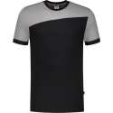 Tricorp T-shirt Bicolor Naden 102006 Zwart / Grijs - Maat XL
