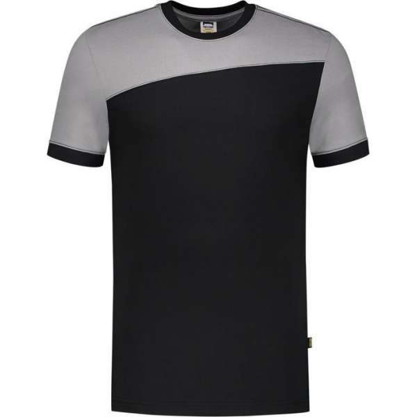 Tricorp T-shirt Bicolor Naden 102006 Zwart / Grijs - Maat XL Tricorp T-shirt Bicolor Naden 102006 Zwart / Grijs - Maat XL