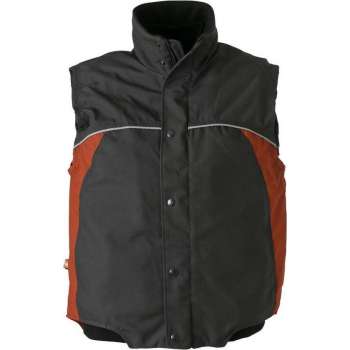 Havep 4seasons bodywarmer 5334 charcoal/rood 3EL