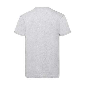 Fruit of the Loom T-shirt Valueweight, Ash, Maat S ( 5 stuks onbedrukt)