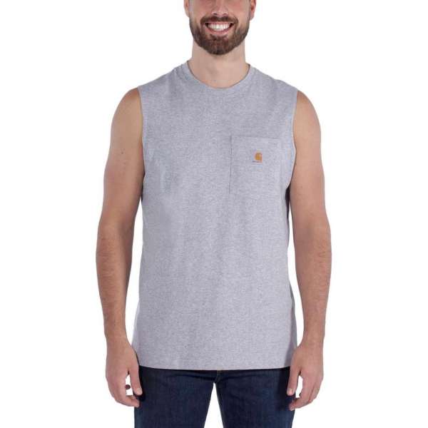 WORKWEAR POCKET SLEEVELESS T-SHIRT