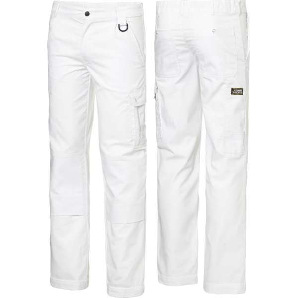 Ultimate Workwear - Werkbroek ROGER- katoen/polyester - Wit Ultimate Workwear - Werkbroek ROGER- katoen/polyester - Wit