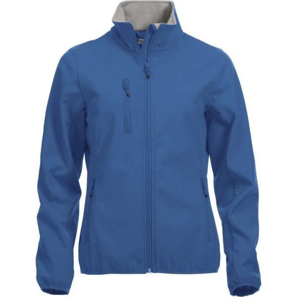 Clique Basic Softshell Jas Dames Kobalt maat XS Clique Basic Softshell Jas Dames Kobalt maat XS