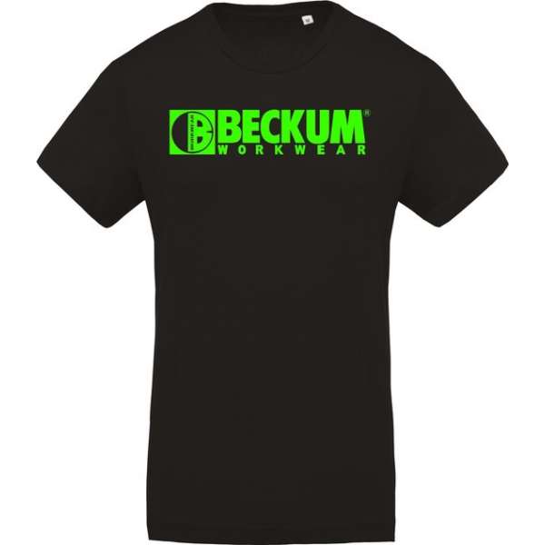 Beckum Workwear EBTS04 T-shirt met logo Zwart 3XL Beckum Workwear EBTS04 T-shirt met logo Zwart 3XL