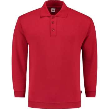 Tricorp Polosweater boord - Casual - 301005 - Rood - maat XXL