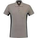Tricorp Poloshirt Bi-Color - Workwear - 202002 - Grijs-Zwart - maat 7XL