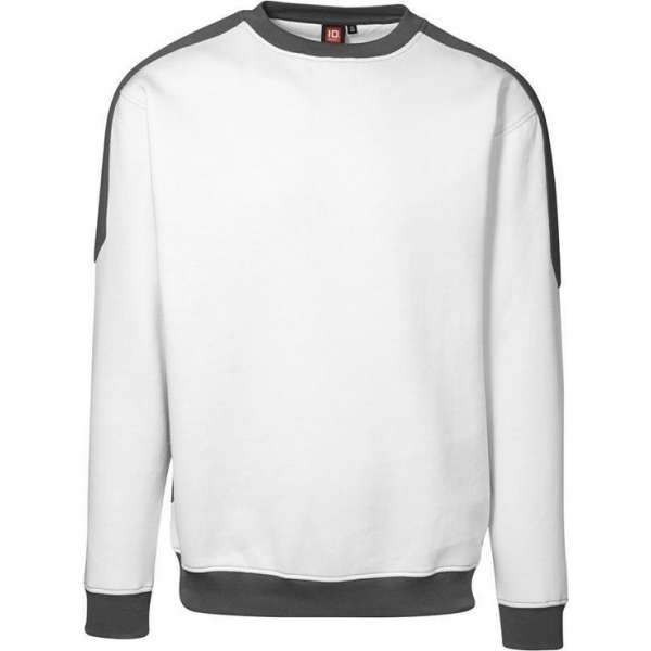 ID-Line 0362 Sweatshirt Wit/GrijsM ID-Line 0362 Sweatshirt Wit/GrijsM