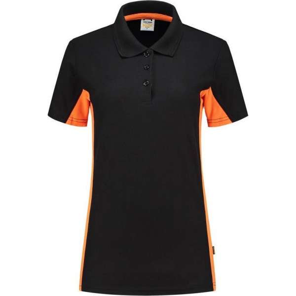 Tricorp Poloshirt Bi-color dames - 202003 - zwart / oranje - maat XS Tricorp Poloshirt Bi-color dames - 202003 - zwart / oranje - maat XS