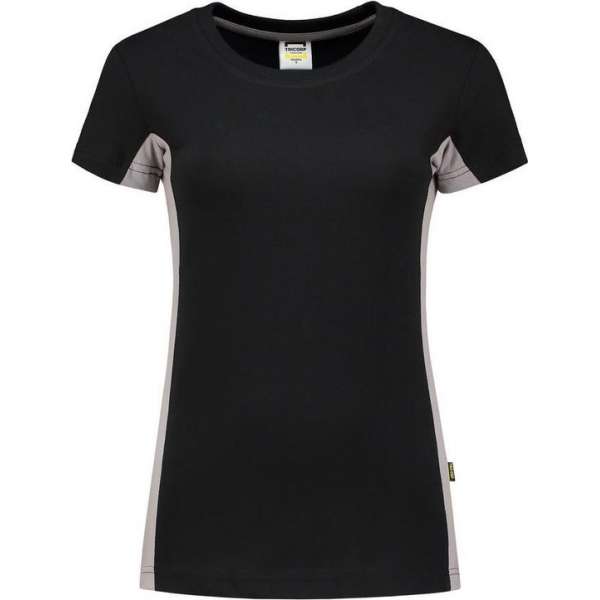 Tricorp t-shirt bi-color Dames - 102003 - zwart / grijs - maat XS Tricorp t-shirt bi-color Dames - 102003 - zwart / grijs - maat XS
