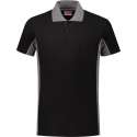 Workman Poloshirt Bi-Colour - 1406 zwart / grijs - Maat XL
