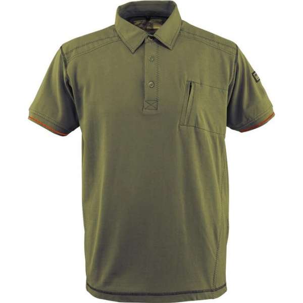 Werkshirt Heren – Mascot Kreta Polo – Olijfgroen maat XL Werkshirt Heren – Mascot Kreta Polo – Olijfgroen maat XL