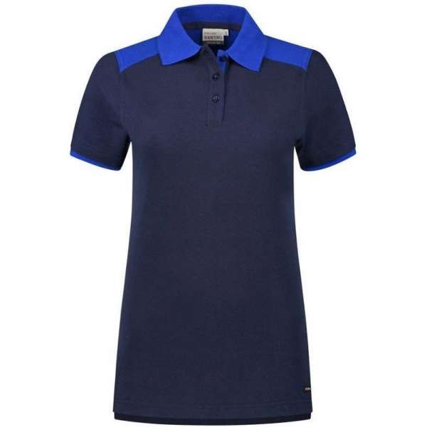 Santino Tivoli 2color Dames Polo-shirt (210g/m2) - Marine | Blauw - XL Santino Tivoli 2color Dames Polo-shirt (210g/m2) - Marine | Blauw - XL