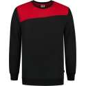 Tricorp Sweater Bicolor Naden 302013 Zwart / Rood - Maat M