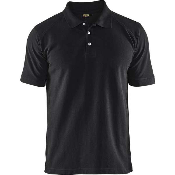 Blåkläder 3324-1050 Piqué Polo Zwart maat L Blåkläder 3324-1050 Piqué Polo Zwart maat L