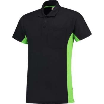 Tricorp Poloshirt Bi-Color - Workwear - 202002 - Navy-Limoengroen - maat 7XL