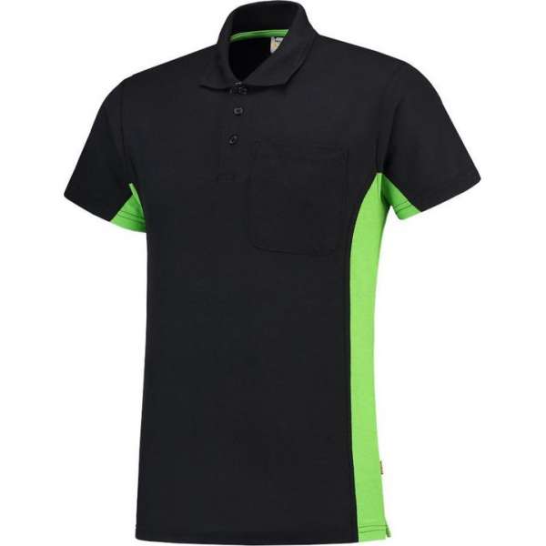 Tricorp Poloshirt Bi-Color - Workwear - 202002 - Navy-Limoengroen - maat 7XL Tricorp Poloshirt Bi-Color - Workwear - 202002 - Navy-Limoengroen - maat 7XL
