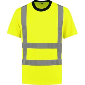 Yoworkwear T-shirt RWS Fluor Geel - Maat XL