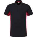 Tricorp Poloshirt Bi-Color - Workwear - 202002 - Navy-Rood - maat M
