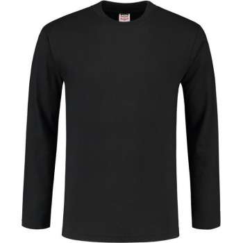 Tricorp casual shirt - lange mouw - 101006 - Zwart - maat 7XL