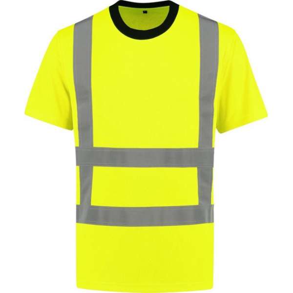 Yoworkwear T-shirt RWS Fluor Geel - Maat L Yoworkwear T-shirt RWS Fluor Geel - Maat L