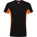 Tricorp bi-color t-shirt - Workwear - 102002 - zwart-oranje - maat  4XL