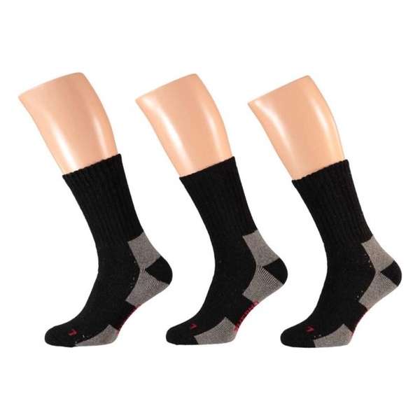 Thermosokken - Tracking - Heren - 40% Wol - Zwart/ Grijs - 46/48 Thermosokken - Tracking - Heren - 40% Wol - Zwart/ Grijs - 46/48