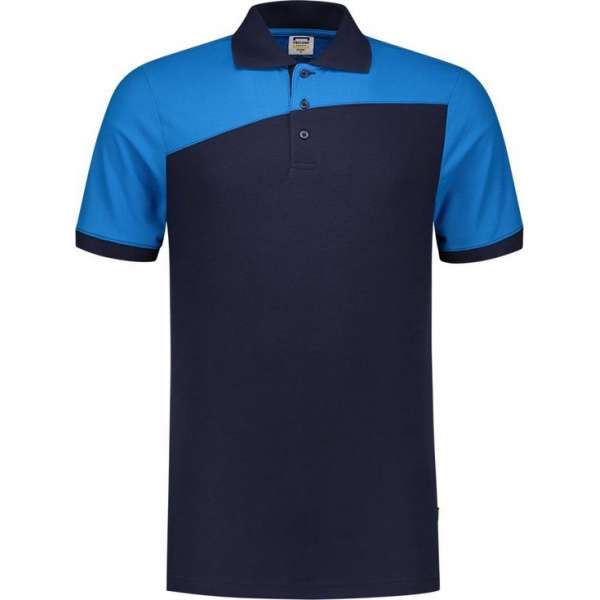Tricorp Poloshirt Bicolor Naden 202006 Ink / Turquoise - Maat M Tricorp Poloshirt Bicolor Naden 202006 Ink / Turquoise - Maat M