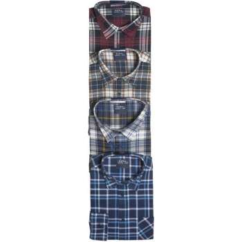 Ruitje van Flannel, lengte 85cm, maat 43/44, diverse kleuren