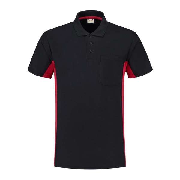 Tricorp Poloshirt Bi-Color - Workwear - 202002 - Navy-Rood - maat XS Tricorp Poloshirt Bi-Color - Workwear - 202002 - Navy-Rood - maat XS