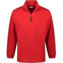 Santino fleece sweater Serfaus - rood - maat M