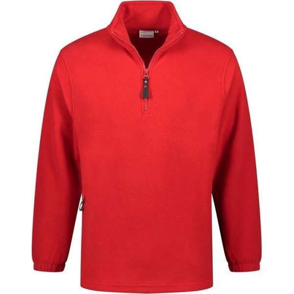 Santino fleece sweater Serfaus - rood - maat M