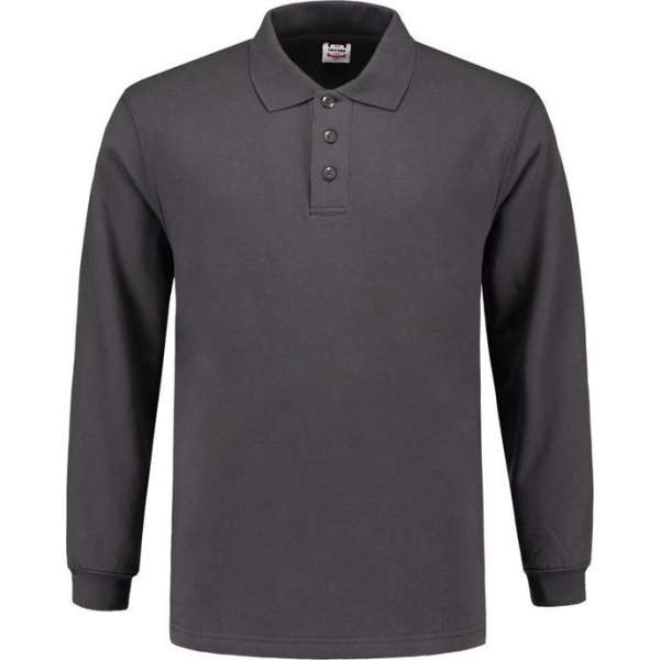 Tricorp Polosweater - Casual - 301004 - Donkergrijs - maat S Tricorp Polosweater - Casual - 301004 - Donkergrijs - maat S