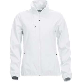 Clique Basic Softshell Jas Dames Wit maat XS