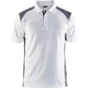 Blåkläder 3324-1050 Piqué Polo Wit/Grijs maat XS