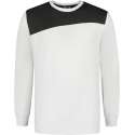 Tricorp Sweater Bicolor Naden 302013 Wit / Donkergrijs - Maat XL