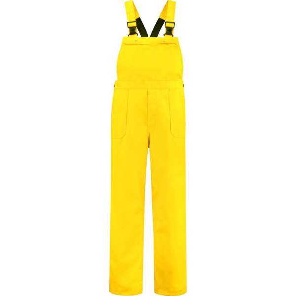 EM Workwear Tuinbroek Polyester/Katoen Geel - Maat 140 EM Workwear Tuinbroek Polyester/Katoen Geel - Maat 140