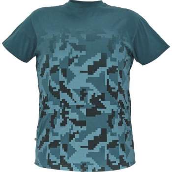 Cerva Neurum t-shirt petrol blue maat M