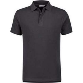 Santino Ricardo Polo-shirt korte mouwen - XL - Antraciet - Geen bedrukking