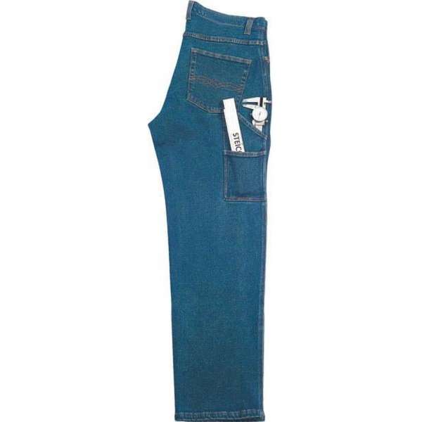 Stretch werkjeans stonewashed maat 54 Stretch werkjeans stonewashed maat 54