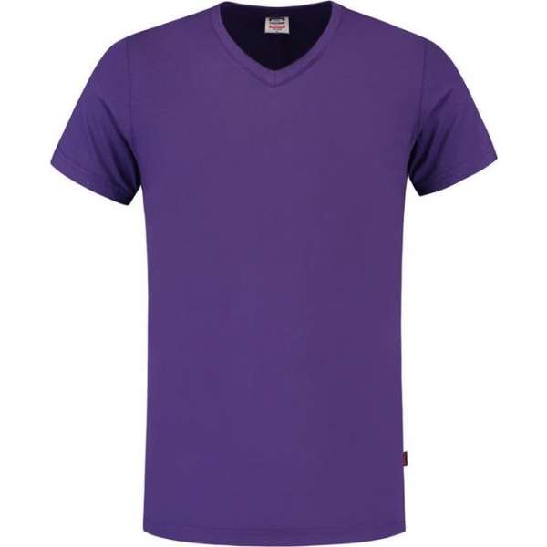 Tricorp T-shirt V Hals Slim Fit 101005 Paars - Maat XS Tricorp T-shirt V Hals Slim Fit 101005 Paars - Maat XS