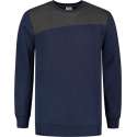 Tricorp Sweater Bicolor Naden 302013 Ink / Donkergrijs - Maat 5XL