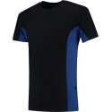 Tricorp t-shirt bi-color - Workwear - 102002 - navy-koningsblauw - maat L