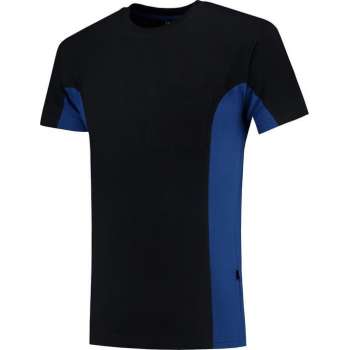 Tricorp t-shirt bi-color - Workwear - 102002 - navy-koningsblauw - maat L