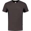 Tricorp T-shirt Bi-Color - Workwear - 102002 - Donkergrijs-Zwart - maat XL