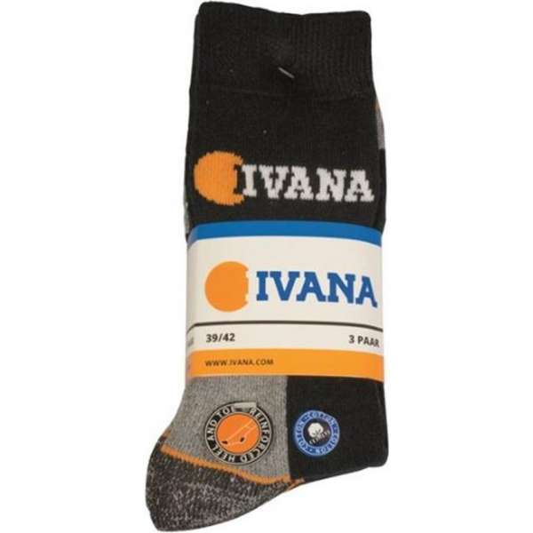 Ivana werksokken - 3-pack - maat 47 - 50 Ivana werksokken - 3-pack - maat 47 - 50