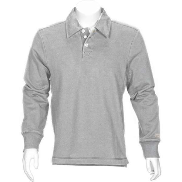 T'RIFFIC® SOLID Polosweater Brushed inside 80/20% katoen/polyester Grijs melee size XL T'RIFFIC® SOLID Polosweater Brushed inside 80/20% katoen/polyester Grijs melee size XL