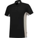 Tricorp Poloshirt Bi-Color - Workwear - 202002 - Zwart-Grijs - maat XS